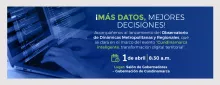 Lanzamiento Observatorio Dinámicas Metropolitanas y Regionales